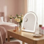 REA - Zrcadlo LED GLAM White 40x45cm HOM-12018