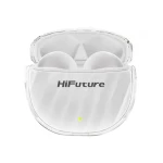 HiFuture FlyBuds 3 bílá / bezdrátová sluchátka / mikrofon / ENC / IPX5 / Bluetooth 5.3 (FlyBuds 3 (white))