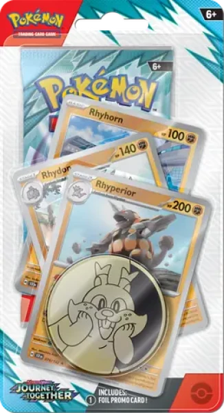 Pokémon TCG: SV09 Journey Together - Premium Checklane Blister - Rhyperior