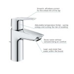 GROHE - QuickFix Start Umyvadlová baterie s výpustí, chrom 24209002