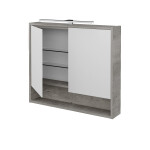 Dřevojas - Dvoudveřová galerka FOCUS GA2OE 80 - D01 Beton 283919
