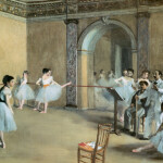 Nástěnný poznámkový kalendář 2026 NOTIQUE - Edgar Degas, 30 x 30 cm