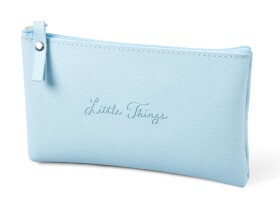 Gifty - Penál etue plochá Little things 21x8cm - Light blue