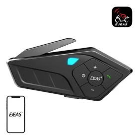 EJEAS E1PRO černá / Handsfree sluchátka na helmu / Bluetooth 5.1 / IP67 / USB-C (E1PRO)