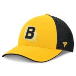 Fanatics Pánská kšiltovka Boston Bruins 2026 NHL Stadium Series Authentic Pro Adjustable Trucker Hat - Gold/Black