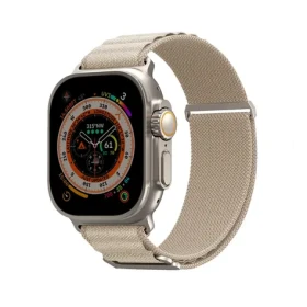 SKINARMA KOBU řemínek pro Apple Watch Ultra 49 mm Apple Watch 45/44/42 mm béžová (8886461243048)