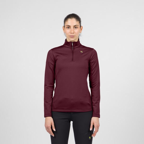 KARPOS Pizzocco Evo W Half Zip Fleece, Crimson velikost: M