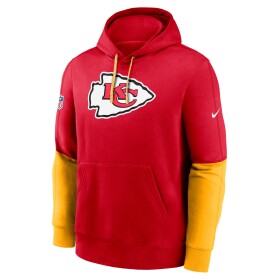Nike Pánská mikina Kansas City Chiefs NFL 2024 Sideline Club Hoodie - Červená Velikost: L