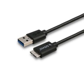 SAVIO CL-102 kabel USB 3.0 M - USB 3.0 type B M černá / 1m (CL-102)
