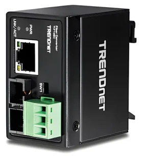 TRENDnet TI-F10SC / Média konvertor / RJ-45 - SC / multi mode / 2 km / na DIN lištu (TI-F10SC)