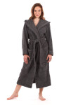 Unisex župan Athena kapucí 3116 antracit Vestis