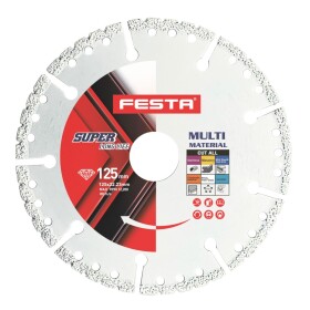 FESTA 21301 Diamantový kotouč univerzální, 125 x 22,2mm, MULTI Material