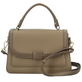 Módní dámská koženková kabelka do ruky Andresa, béžová