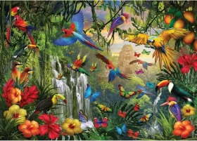 EUROGRAPHICS Puzzle Tropický ptačí ráj XL