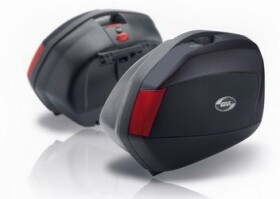 V35N pár bočních kufrů Givi (levý+pravý) boční víka černá matná (Monokey pro Plx)