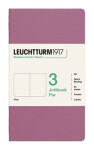 Zápisník Jottbook pur A6, 64l, čistý, Dusty Rose, 3ks