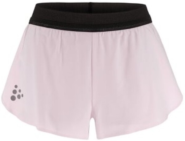 Craft W Šortky PRO Hypervent Split 2 růžová - Běžecké šortky CRAFT PRO Hypervent Split 2 - růžová Velikost textilu: XL
