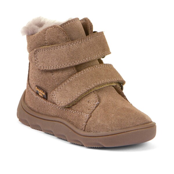 Dětské zimní barefoot boty ZERU TEX FURRY Beige Froddo G2110151-8 - 30