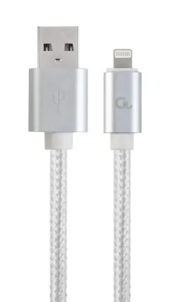 Gembird CCB-MUSB2B-AMLM-6-S Lightning kabel 1.8 m stříbrná / USB-A (M) - Lightning (M) (CCB-MUSB2B-AMLM-6-S)