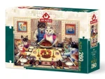 ART PUZZLE 5025 Puzzle Kočičí rodina
