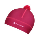 Funkční čepice s bambulí ALPINE PRO ABERE fuchsia red M