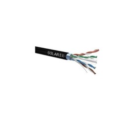 Instalační kabel Solarix venkovní FTP, Cat6, drát, PE, cívka 500m SXKD-6-FTP-PE EDF_10101718