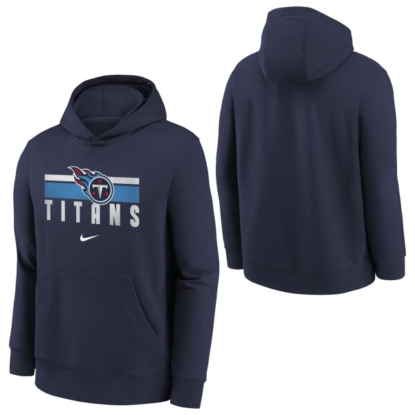 Nike Dětská mikina Tennessee Titans NFL Team Stripes Club Hoodie (YOUTH)