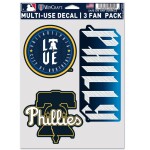 Samolepka Philadelphia Phillies MLB City Connect Multi-Use Set (3 ks)% 1 ks