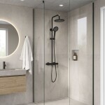 REA - Sprchový set Foss Clif Black REA-P5645