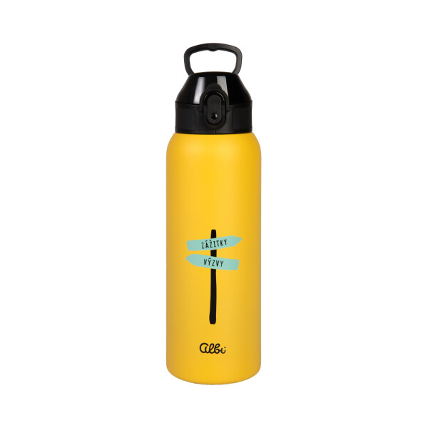 Žlutá termoláhev 680 ml - Rozcestník - Albi