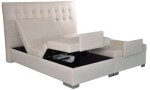 BLANÁŘ NÁBYTEK, a.s. Polohovatelný boxspring Astrid - dvoulůžko s matrací a topperem ROZMĚR: 2x (90x200) cm - boxspring