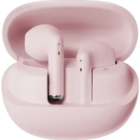 Niceboy Beans 4 Sakura Pink / Bezdrátová sluchátka s mikrofonem / Bluetooth 5.4 / IPX4 / nabíjecí pouzdro (100002141049)