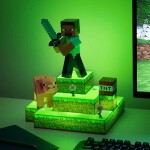 Minecraft Světlo - Steve diorama