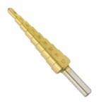 STREND PRO 4200860 Vrták stupňovitý, 4-12mm, 9 stupňů, HSS-TiN