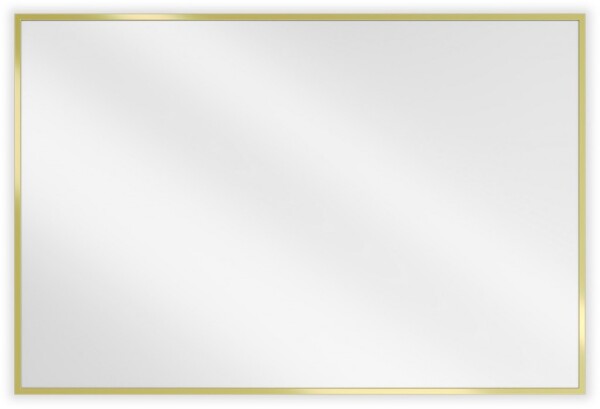 MEXEN - Loft zrcadlo 90 x 60, zlatý rám 9852-090-060-000-50