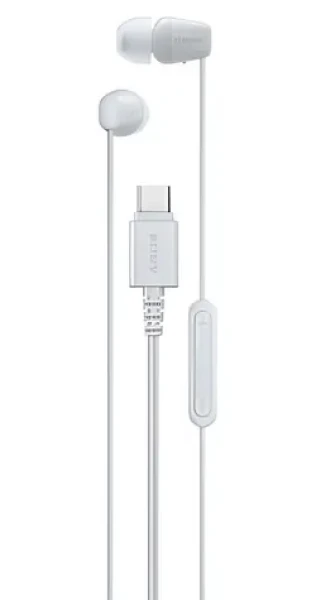 Sony IER-EX15C bílá / Sluchátka do uší / mikrofon / USB-C (IEREX15CW.CE7)