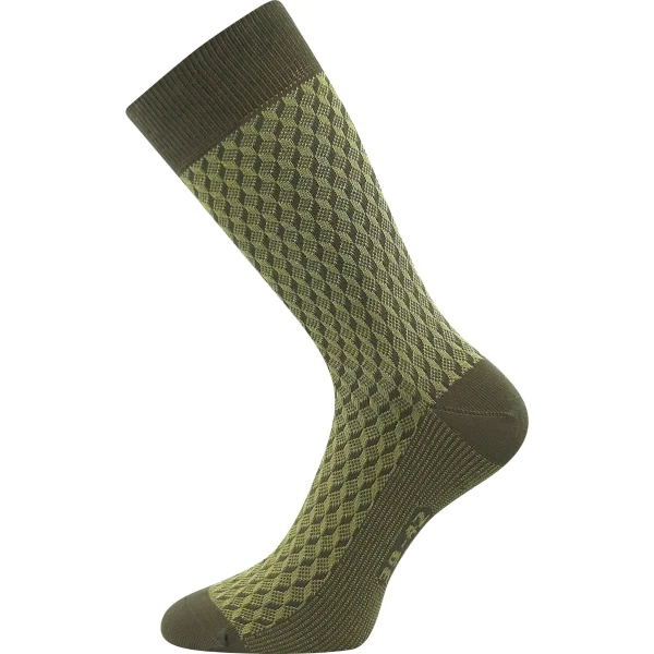 LONKA Ponožky pánské žakárové ŽERYK s bavlnou KHAKI (3 páry) 39-42 125900