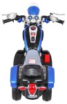 Mamido Dětská elektrická motorka Chopper modrá