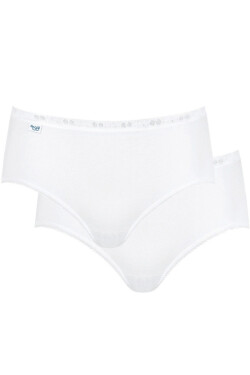 Dámské kalhotky 2 pack Basic midi white - Sloggi bílá XXL