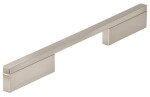 Siro Nábytková úchytka 2110 rozteč: 384mm nikl broušený (S14113)