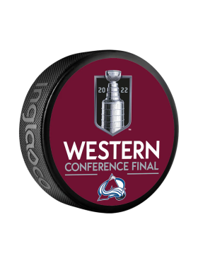 Inglasco / Sherwood Puk Colorado Avalanche Stanley Cup Playoffs Western Conference Final Souvenir Collector Puck