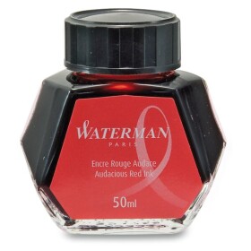 Lahvičkový inkoust Waterman - červený