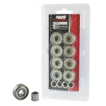 NILS Extreme ABEC 9 Chrome Ložiska (8 ks) (5907695516210)
