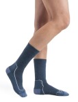 ICEBREAKER Wmns Hike+ Medium Crew, Dawn/Snow/Kyanite velikost: 41-43 (L)