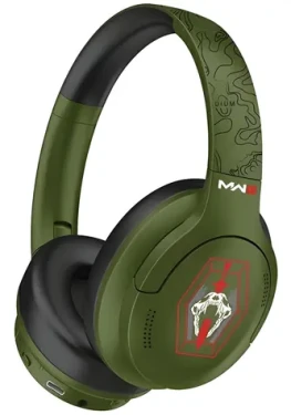 OTL Call of Duty: MW3 olivová / Bezdrátová herní sluchátka s mikrofonem / ANC / Bluetooth 5.3 / výdrž až 30 h (COD261)
