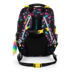 Bagmaster Školní batoh Beta 23 A Black/pink/blue