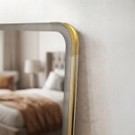REA - Zrcadlo LED Classico 60x170cm Brush Gold HOM-07058