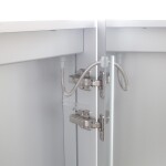 Mereo Koupelnová galerka 60 cm, zrcadlová skříňka, stříbrná CN190P