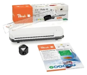 Peach PBP300 / 4v1 laminovací sada / A4 / laminátor PL707 + řezačka PC100-04 + zaoblovač rohů (510788)