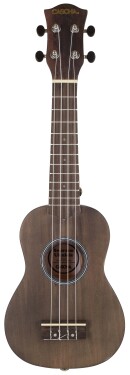 Cascha HH 3969 Soprano Ukulele Bundle Black